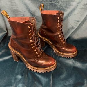 Dr Martens Kendra cherry red boots